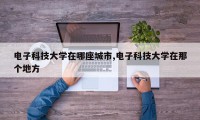 电子科技大学在哪座城市,电子科技大学在那个地方