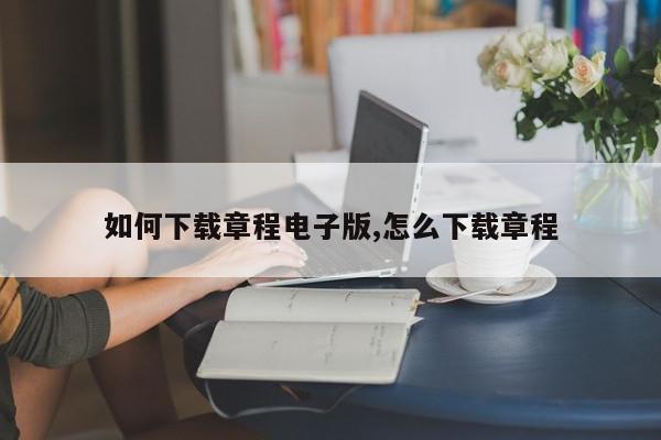 如何下载章程电子版,怎么下载章程