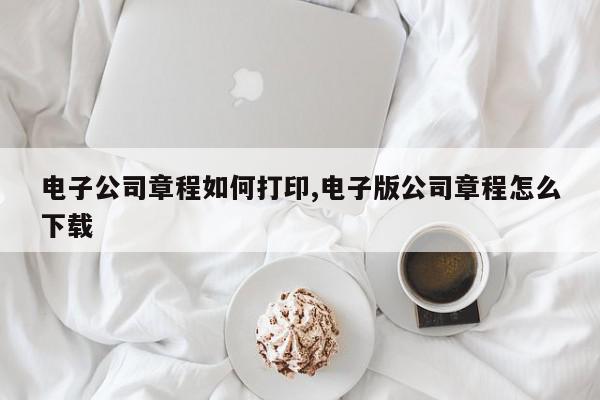 电子公司章程如何打印,电子版公司章程怎么下载